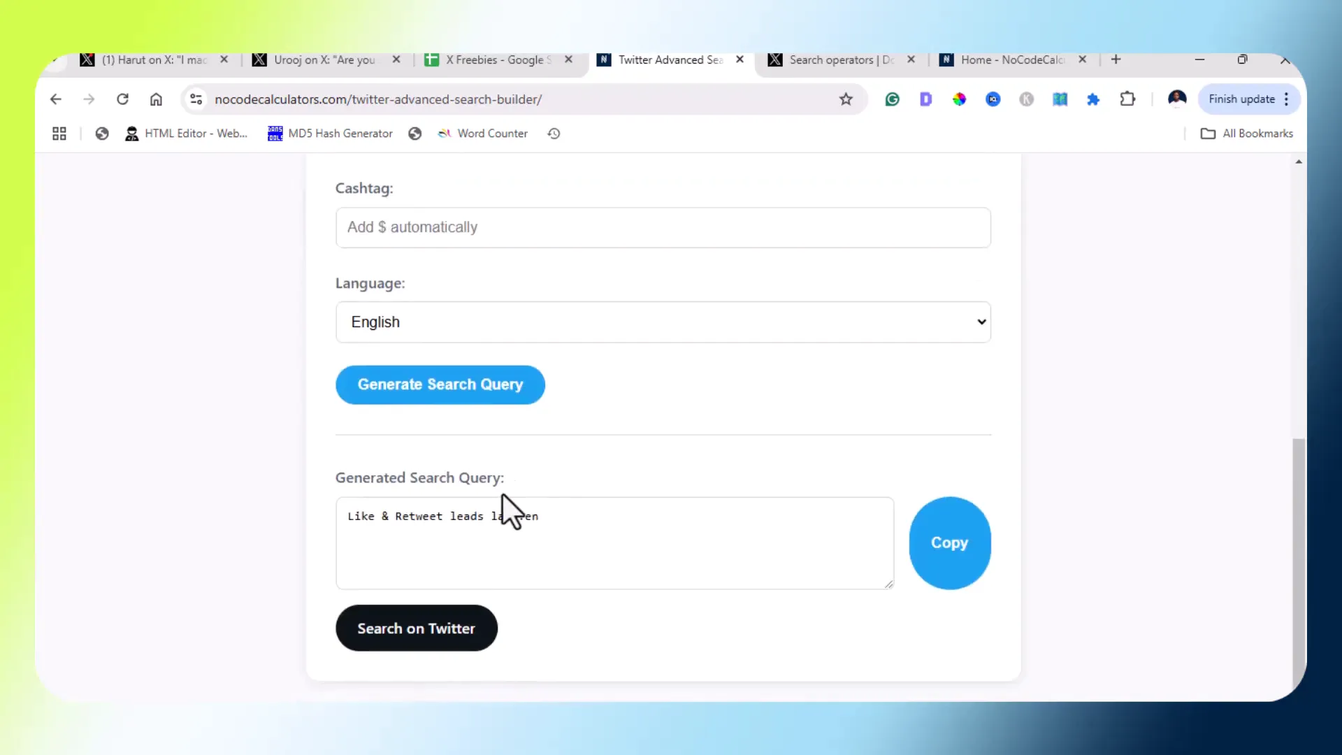 Finding Leads and Databases