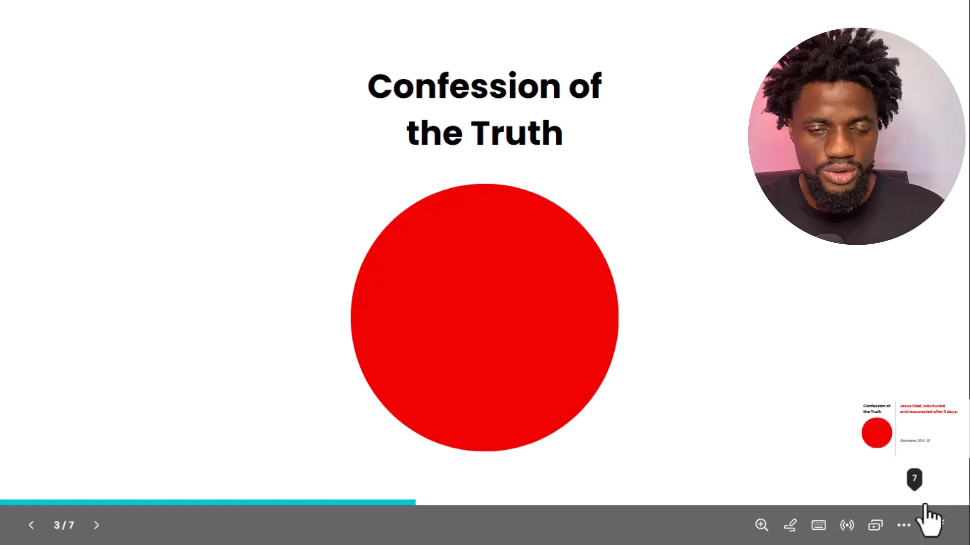 Importance of declaring faith